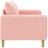 XL fotelja Ružičasta Bouclé | shoptok.hr