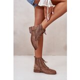 S. BARSKI Women's Boots With Pattern Brown S.Barski HY66-136 | ePonuda.com