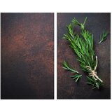 Allstar Poklopci za štednjake od kaljenog stakla u setu od 2 kom 52x30 cm Rosemary - Cijene