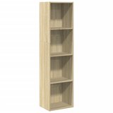 Maison Chic Knjižna omara - Knjižni regal sonoma hrast 40x30x152 cm inženirski les, (21725941) Cene