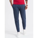 Ombre Men's jogger sweatpants - navy blue cene
