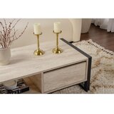 Hanah home sto za dnevnu sobu haldizen black travertine | ePonuda.com
