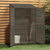  Vrtno spremište antracit 102x52x174,5 cm od masivne jelovine | shoptok.hr