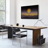  Slika - Futuristic landscape 3 (1 Part) Wide 60x40 U crnom drvenom okviru | shoptok.hr