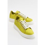 LuviShoes Vrop Green Women's Sneakers