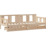  Dnevni krevet s ladicama bez madraca 90 x 190 cm masivno drvo | shoptok.hr