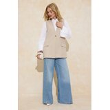 Trendyol Modest Ženski prsluk Tctss26Yl00001, Bež Cene