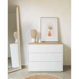 Kave Home Bijela niska komoda 90x75 cm Abilen – | shoptok.hr