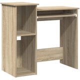 Radni stol s policama boja hrasta sonome 84x40x78 cm drveni | Eponuda.com