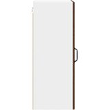  Zidni stakleni ormarić 2 pcs Smeđi hrast 40 x 31 x 80 cm | shoptok.hr