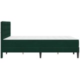 Okvir kreveta s madracem Tamnozelena 140 x 190 cm Baršun | shoptok.hr