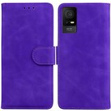 INORCO Enobarvna torbica za telefon TCL 408 PU usnjena denarnica s preklopnim stojalom, odporna na udarce, (22034453) Cene