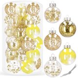  Set Božićnih Kuglica za Ukrasiti Božićno Drvo - 30 komada | shoptok.hr