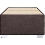 vidaXL Posteljni okvir temno rjav 100x200 cm blago | Shoptok.si