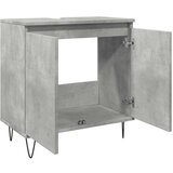 vidaXL Kopalniška omarica betonsko siva 58x33x60 cm inženirski les | Shoptok.si