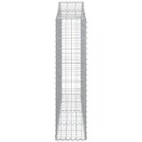  Lučne gabionske košare 2 kom 200x30x120/140cm pocinčano željezo | shoptok.hr