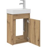  Jedinstveni ormar za kupaonicu s umivaonikom Hrast artisan | shoptok.hr