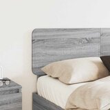 vidaXL Vzglavje z vzglavjem Siva Sonoma 120 cm Konstruiran les, (5000110505) | Shoptok.si