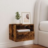 vidaXL Zidni TV ormarić boja dimljenog hrasta 40 x 30 x 30 cm drveni | shoptok.hr
