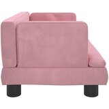  Krevet za pse ružičasti 60 x 40 x 30 cm baršunasti | shoptok.hr