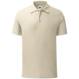 Fruit Of The Loom Men's beige Iconic Polo Friut of the Loom T-shirt