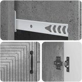  Kreveta Betonska siva 89 x 34,5 x 60 cm Konstruirano drvo | shoptok.hr