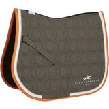 Schockemöhle Sports Skakalna podsedelnica 'Air Cool Pad SL II' - grey-melange-orange | Shoptok.si