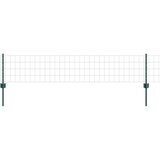 vidaXL euro ograda sa 5 stuba zelena 0.4x10 m čelik | shoptok.hr