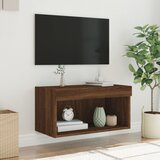 TV ormarić s LED svjetlima boja smeđeg hrasta 60x30x30 cm | shoptok.hr