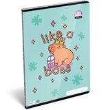 ICO LizzySuli Lollipop Capybara bilježnica s kvadratićima i uzorkom kapibare A4 27-32 | shoptok.hr