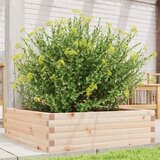 Maison Chic Vrtno cvetlično korito - Cvetlični Lonec 80x80x23 cm trdna borovina, (21788541) | Shoptok.si