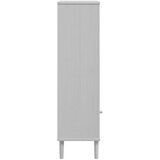 vidaXL Regal za knjige SENJA izgled ratana bijeli 60x35x130cm borovina | shoptok.hr