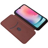 INORCO Za Samsung Galaxy A24 4G stojalo za telefon, etui iz PU usnja, držalo za kartice, ovitek za pametni telefon s teksturo ogljikovih vlaken, (22036471) | Shoptok.si