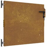  Vrtna vrata 85 x 150 cm od čelika COR-TEN s uzorkom stabla | shoptok.hr