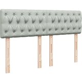  Krevet s oprugama i madracem svjetlosivi 140x200 cm baršunasti | shoptok.hr