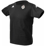 Kappa Majica za dečake Amepar Partizan, Crna Cene