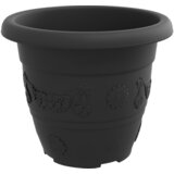  Saksije za biljke 24 pcs Crna Ø 22 x 18 cm Plastika | shoptok.hr
