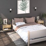 Furnova Stenske nočne omarice 2 kosa sonoma hrast, (21928134) Cene