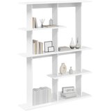  Stenska polica Bela 102 x 20 x 130 cm Inženirski les, (5000306967) | Shoptok.si