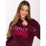 Sublevel Sweatshirt-D10608BC02801A4NO-burgundy | Shoptok.si