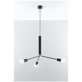 Sollux Crna viseća svjetiljka s metalnim sjenilom ø 74 cm Donato – | shoptok.hr