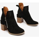 Resti Black openwork stiletto boots Veviret | Shoptok.si