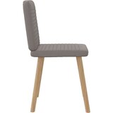  Jedilni stoli 4 kosi taupe blago, (21822269) | Shoptok.si
