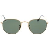 Ray-ban Sončna očala Hexagonal 0RB3548N 001 Arista/G-15 Green | Shoptok.si