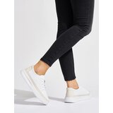 Sergio Leone Leather openwork sneakers white by | Shoptok.si