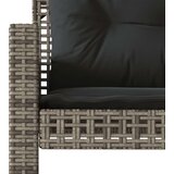vidaXL 4-dijelni set vrtnih sofa s jastucima sivi od poliratana staklo | shoptok.hr