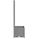  Vrtna sadilica s rešetkom svjetlosiva 40 x 40 x 136 cm PP | shoptok.hr