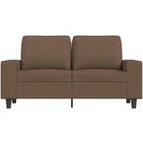  Kavč dvosed rjav 120 cm blago | Shoptok.si