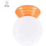 Sollux Oranžna keramična stropna svetilka s steklenim senčilom ø 12 cm Farsa – | Shoptok.si