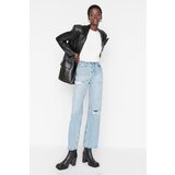 Trendyol Light Blue Ripped High Waist Wide Leg Jeans | Eponuda.ba